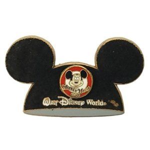 Vintage 2002 Walt Disney World Mickey Mouse Club Hat Flocked WDW Pin 15748